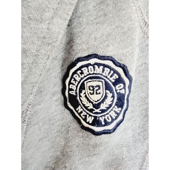 Abercrombie & Fitch NY M Cropped Jacket Varsity‎ Style Vintage Pockets Medium - Picture 3 of 7